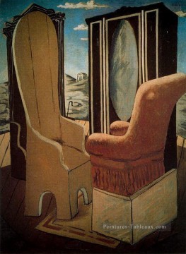  realisme - meubles dans la vallée Giorgio de Chirico surréalisme métaphysique